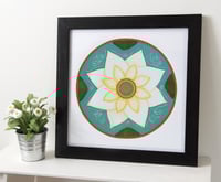 Image 1 of "Spiritual awakening"- White Lotus Archival Paper Print (unframed)