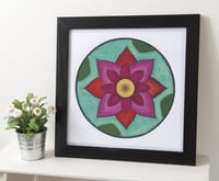 Image 1 of "New beginnings"- Pink Lotus Archival Paper Print (unframed)