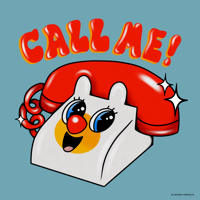 ‘CALL ME!’ Giclee Print