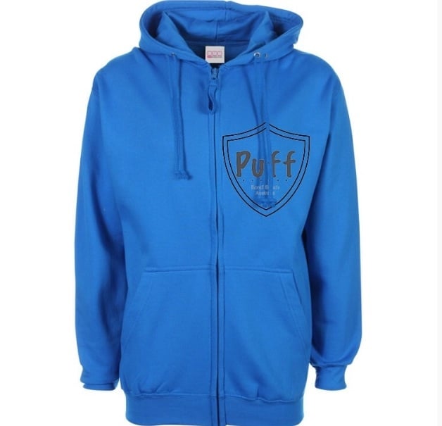 Image of Blue Zip Hoodie