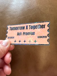 Image 5 of Kpop Tour Ticket Stickers