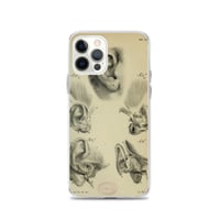 Image 12 of Vintage Book Page Anatomical Illustration Human Ear Clear Case for iPhone®