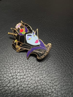 Image of 2.5” “Malelificent” Inspired Tiki Mug Enamel Pin LE 50