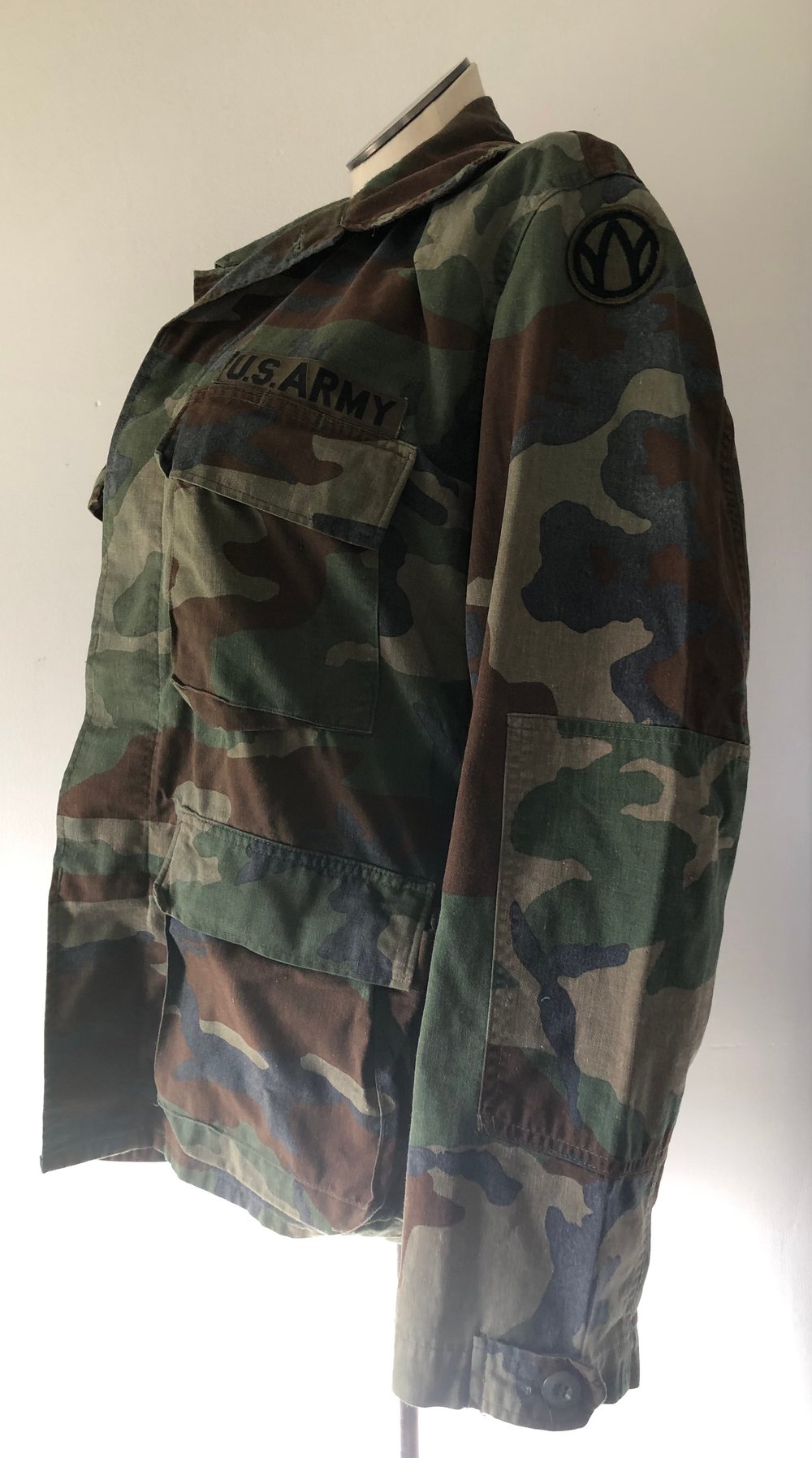 Upcycled METALLICA camo shirt