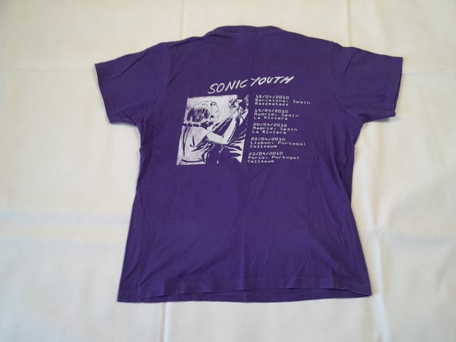 2010 Sonic Youth Tour T-Shirt