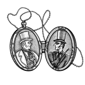 GOOD OMENS PRINTS - Victorian Locket