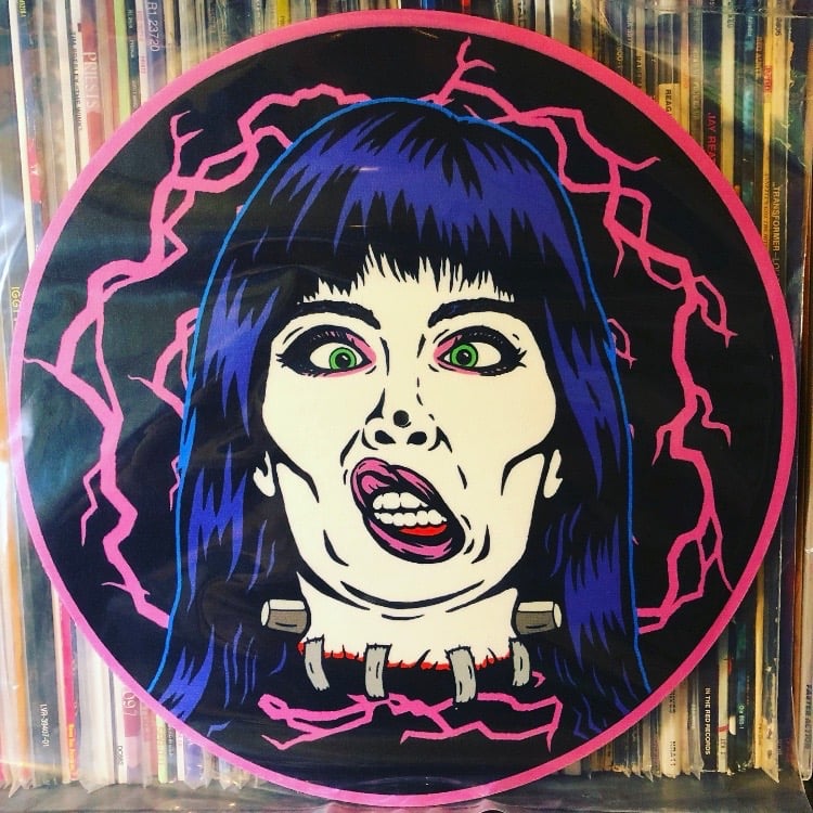 Frankenhooker - Glow-in-the-dark Turntable Slipmat | Mood Poison