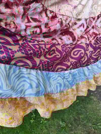 Image 4 of Patchwork trousers / Culottes- mint Tassle