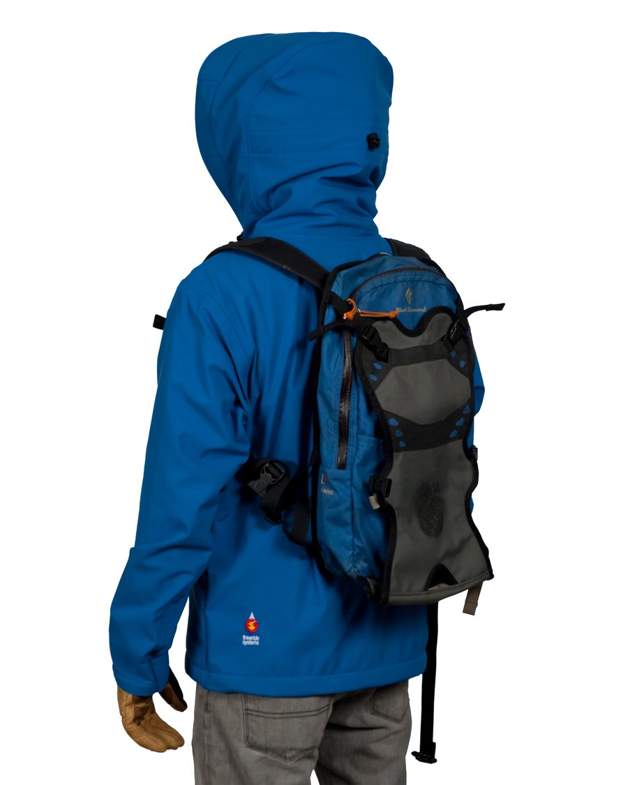 Image of Antero II Hybrid Softshell Jacket Polartec Neoshell Made in Colorado Black