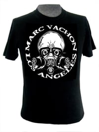 Marc Vachon Mr. Bones Gas Mask Mens T