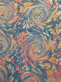 Image 5 of Marbled Paper #47 'Antique style curl' 