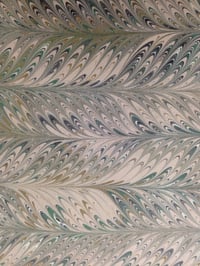 Marbled Paper #35 Small double combed' design 
