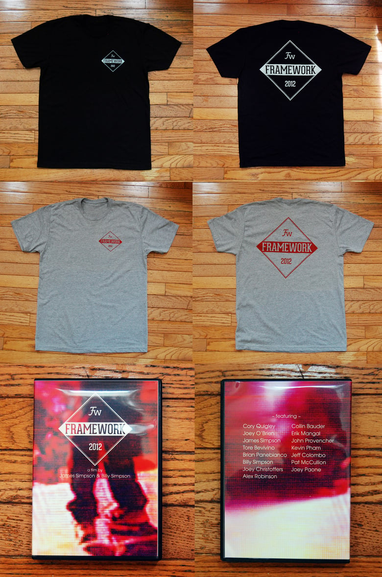 Image of "Framework" Logo T-Shirt & DVD