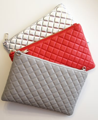 Image of Quilted clutch