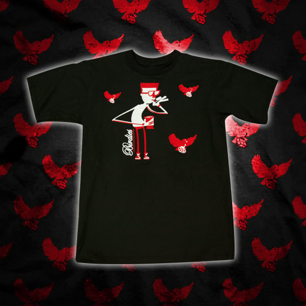 Image of Black/Red Fly Guy T Shirt