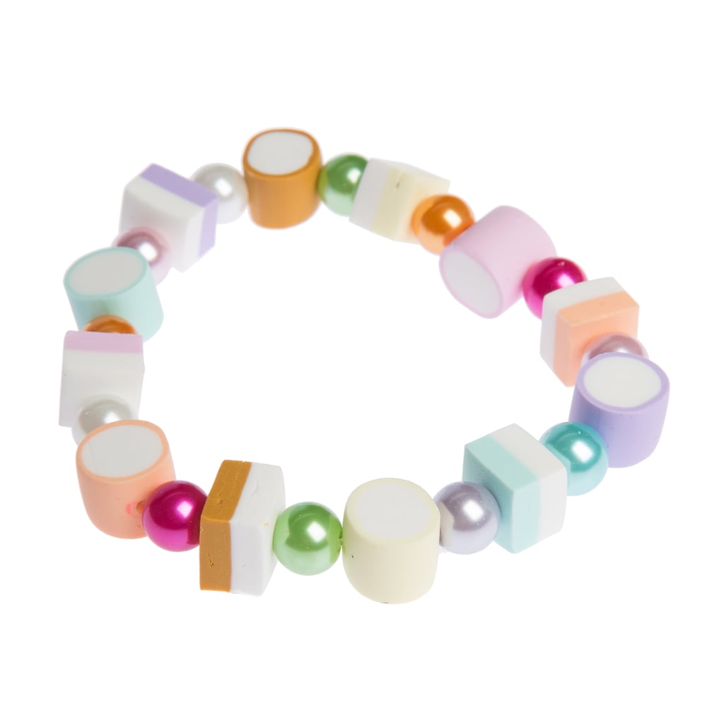 Jelly Button Jewellery — Dolly Mixture Bracelet - Rainbow