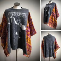 Image 1 of Upcycled “Rumors” kantha quit poncho