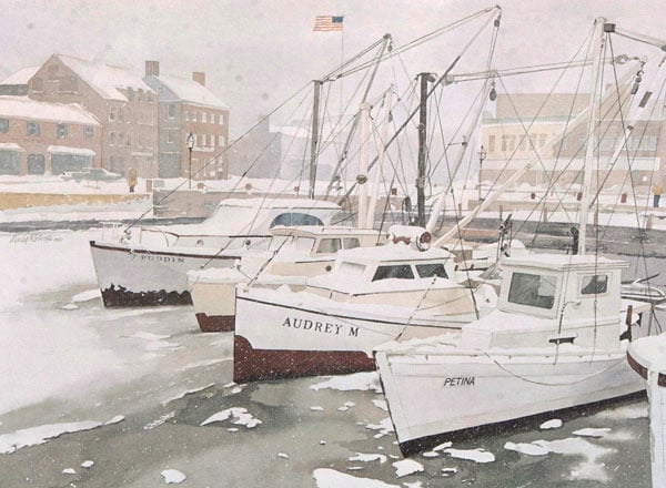 Image of "Misty Harbor" print
