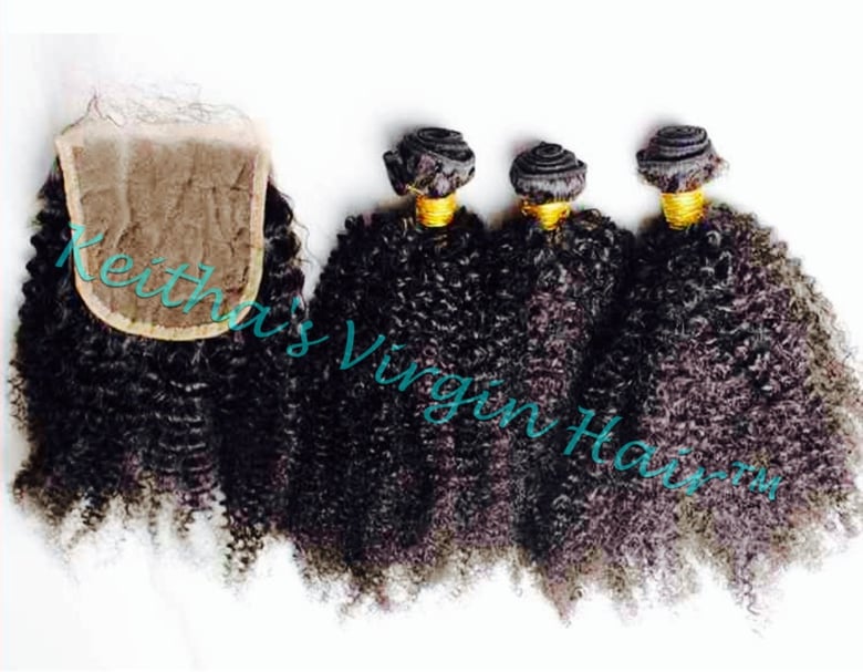 Image of KinksYourWay™ (3a/3b- 3b/3c -4a/4b Kinky Curly) Weft Extensions