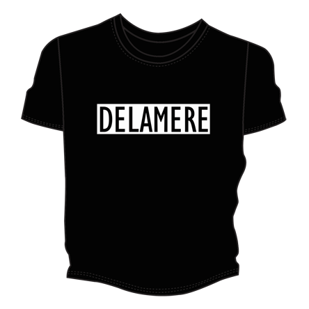 Image of Delamere Logo Tee 2 (Black)
