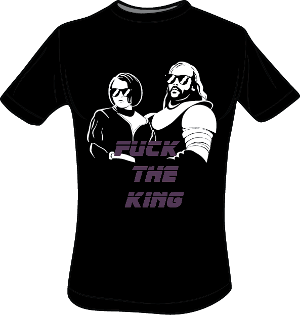 Image of Fuck The King T-Shirt BLACK