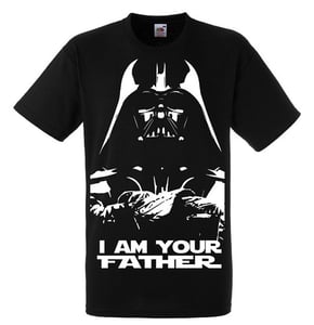 Image of hero Geek Nerd shirt  dad Fathers Day gift I am your Father darth vader star wars