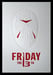 Image of Friday the 13th Letterpress Print