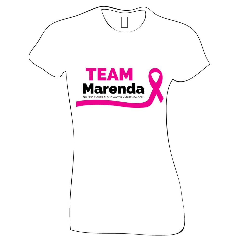 Image of Team Marenda (ladies white tshirt)