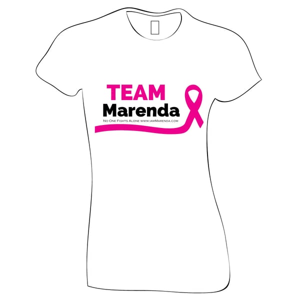 Image of Team Marenda (ladies white tshirt)