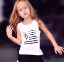 Image 1 of Peace in the USA organic cotton tank