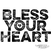 Image 2 of Bless Your Heart textured Stamp