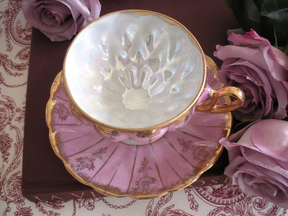 Image of Hand Painted Tea Cup