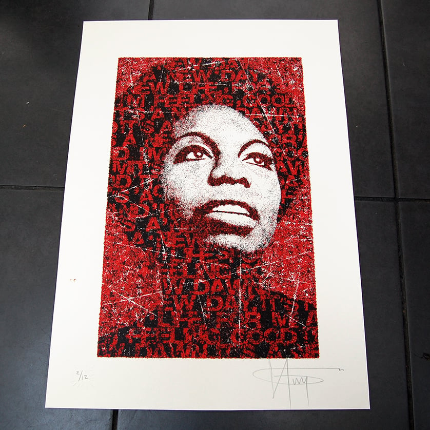 Nina Simone Red Last Print Remaining 12 12 K Guy