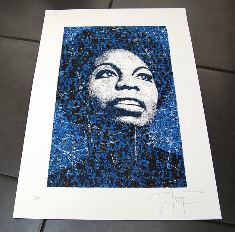 Image of NINA SIMONE - BLUE - 2 prints remaining