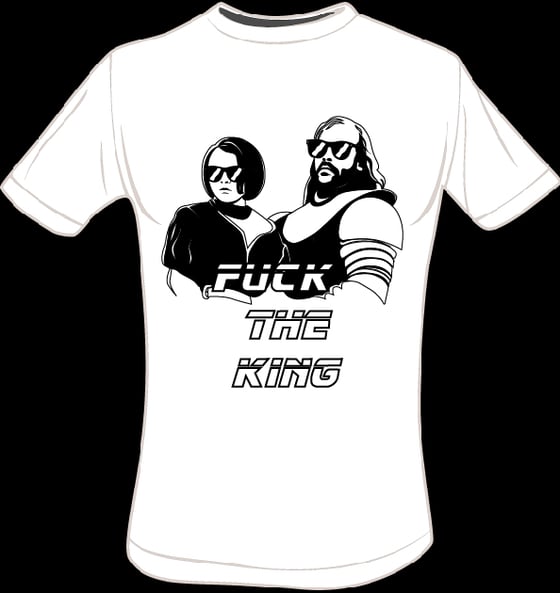 Image of Fuck The King T-Shirt WHITE