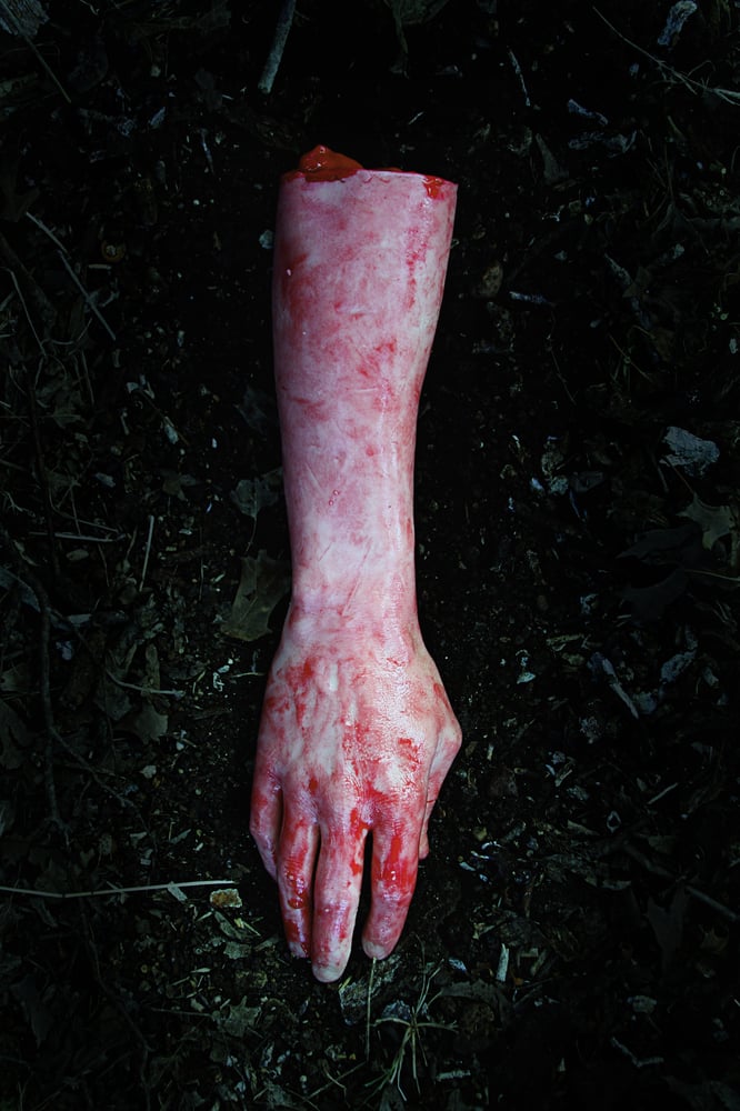 real bleeding arm