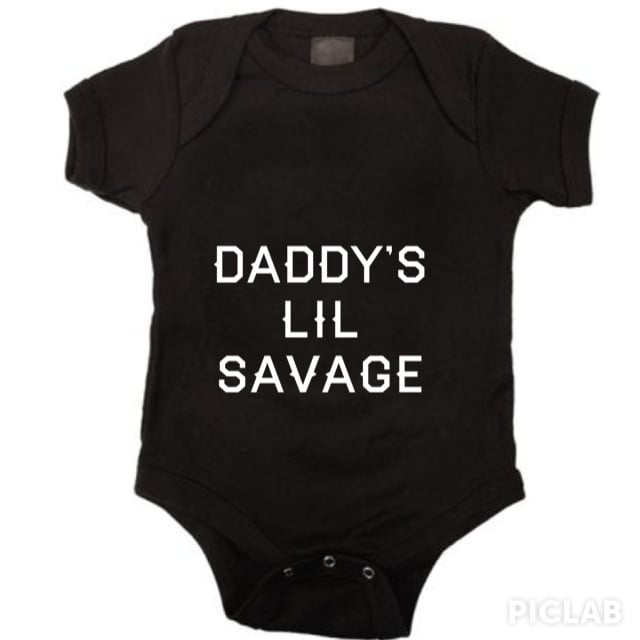 Image of Daddy's Lil Savage onesie
