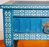 Image 2 of Rajasthan Border Stencil for walls, furniture. Moroccan, Indian style