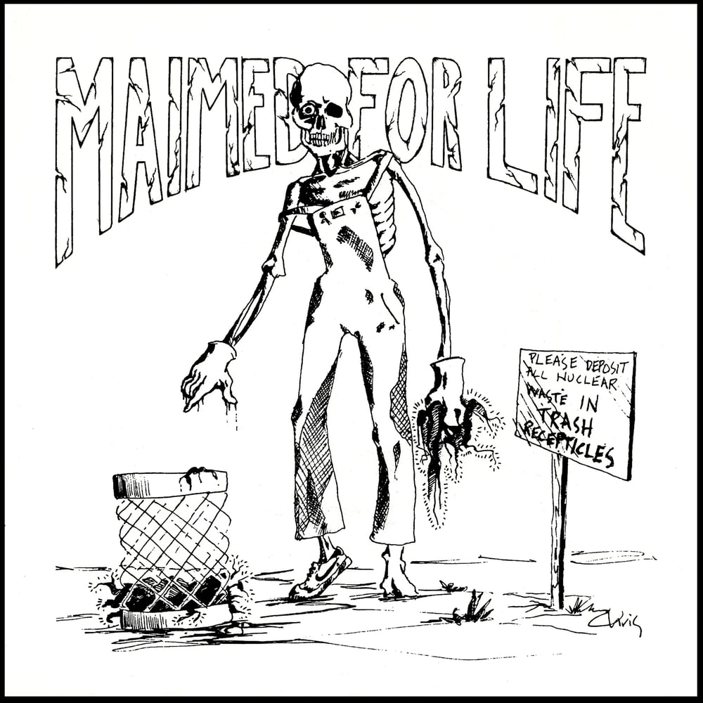 Image of MAIMED FOR LIFE S/T 12 SONG LP - 1985/86 