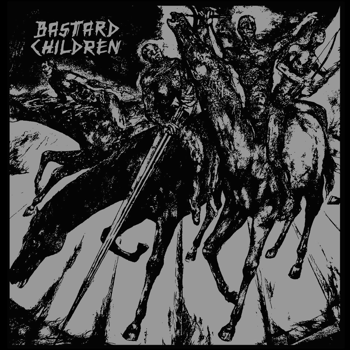 BASTARD CHILDREN "TO KILL IN COLD BLOOD" RED VINYL / NATIONAL DUST RECORDS EST.1993