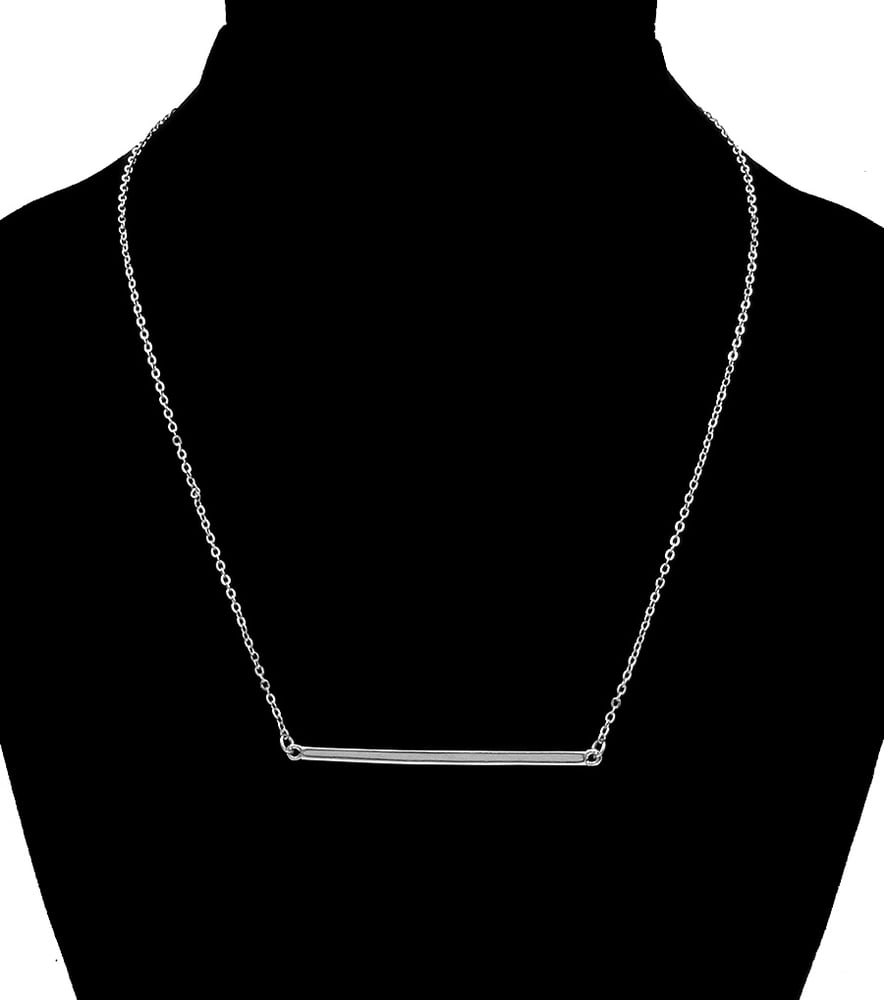 Image of Metal Bar Necklace