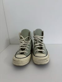 Image 2 of Green converse // 36