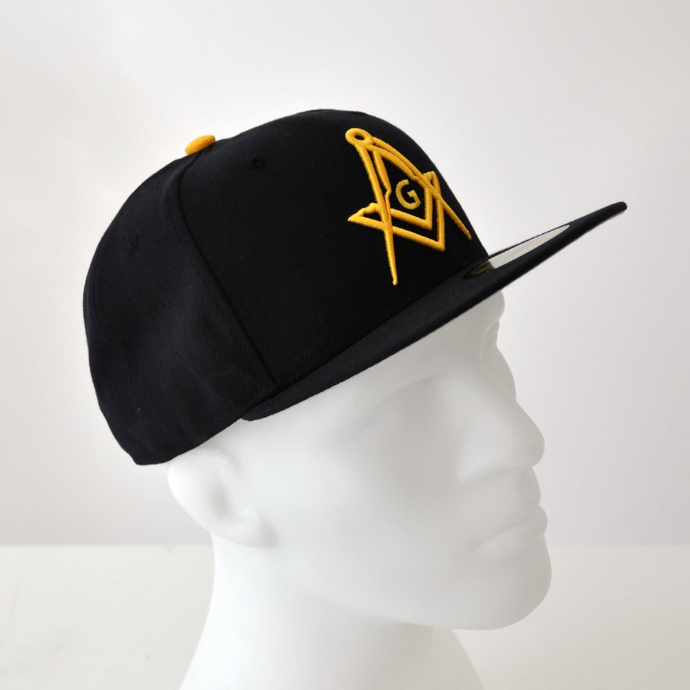 Image of New Era 5950 Fitted Cap - Navy/ Gold