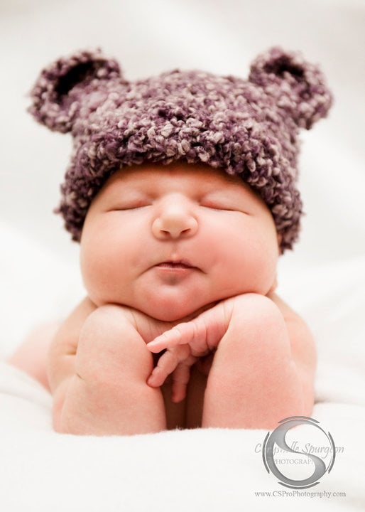 Image of Knobby Ted E Bear, Newborn, Photo Prop