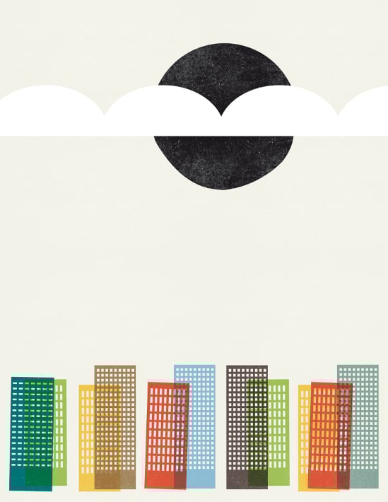 Image of City Scape Print