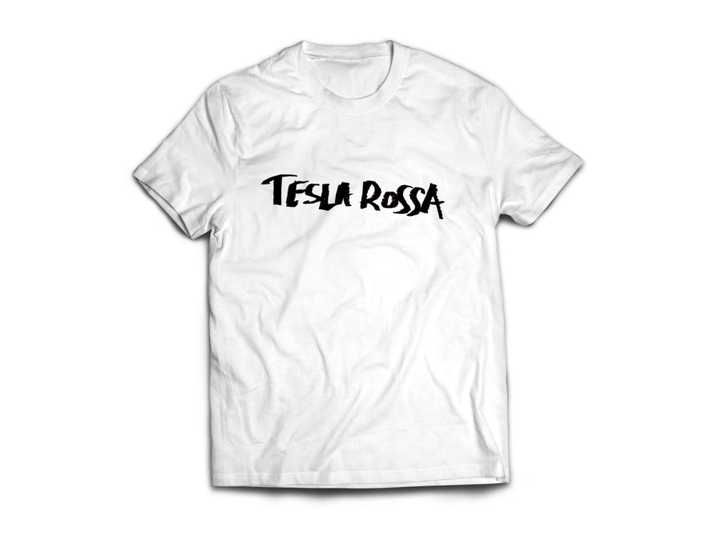Image of TESLA ROSSA Sharpie Logo Tee