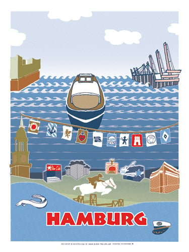 HAMBURG <br>(art print)
