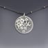 Silver Lace Circle Necklace Image 2