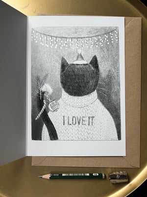 Image of XL Cristmas Card "I Don't Like" Set Of 2