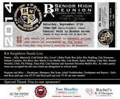 Image of BAHS Reunion Ticket (only for purchase on location) $8